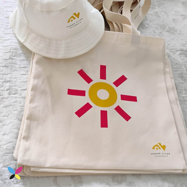 Ecobag 35x40cm Algodão Gramatura 250 - Image 4