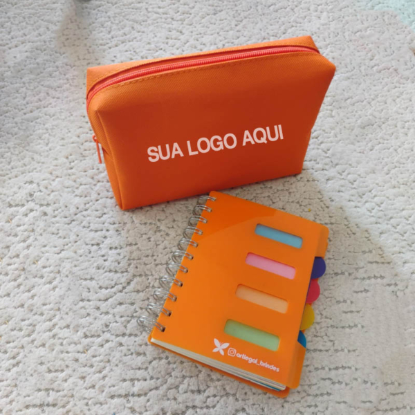 Kit Nécessaire e Caderneta Personalizados - Image 3