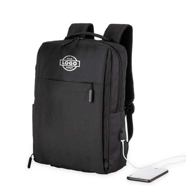 Mochila de Nylon USB 21L - Image 4