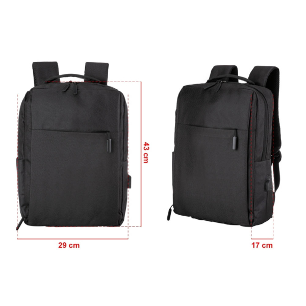Mochila de Nylon USB 21L - Image 9