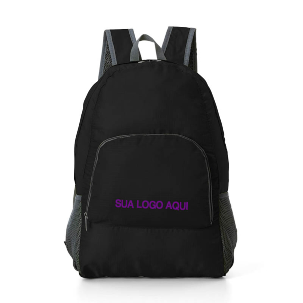 Mochila de Nylon Dobrável Personalizada - Image 7