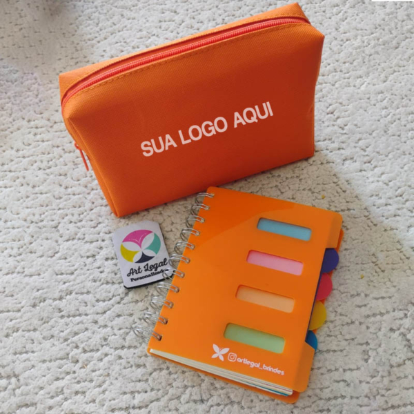 Kit Nécessaire e Caderneta Personalizados - Image 4