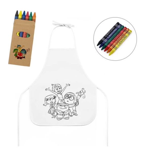 Kit Avental + Giz de Cera Personalizado - Image 3