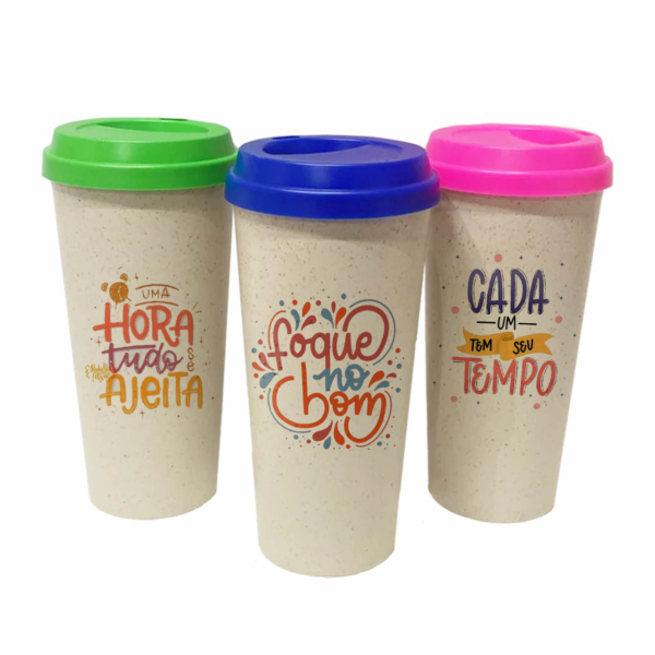 Copo Linha Eco Fibra 600ml Personalizado em 3D UV - Image 5