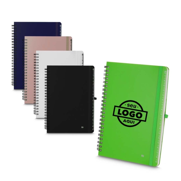 Caderno de Anotações em PP Reciclável