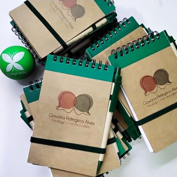 Bloco de Anotações Ecológico com Caneta - Image 3