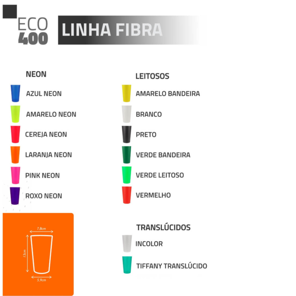 Copo Eco Linha Fibra de arroz 400ml - Image 6