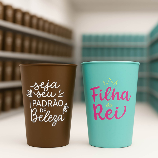 Copo Linha Eco Fibra 400ml Personalizado em 3D UV - Image 4