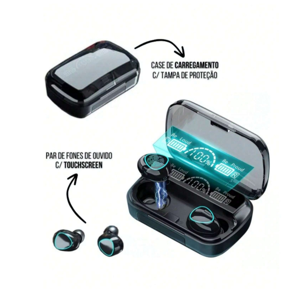 Fone De Ouvido Sem Fio F9-5 Pro Bluetooth 5.1 Personalizado - Imagem 3